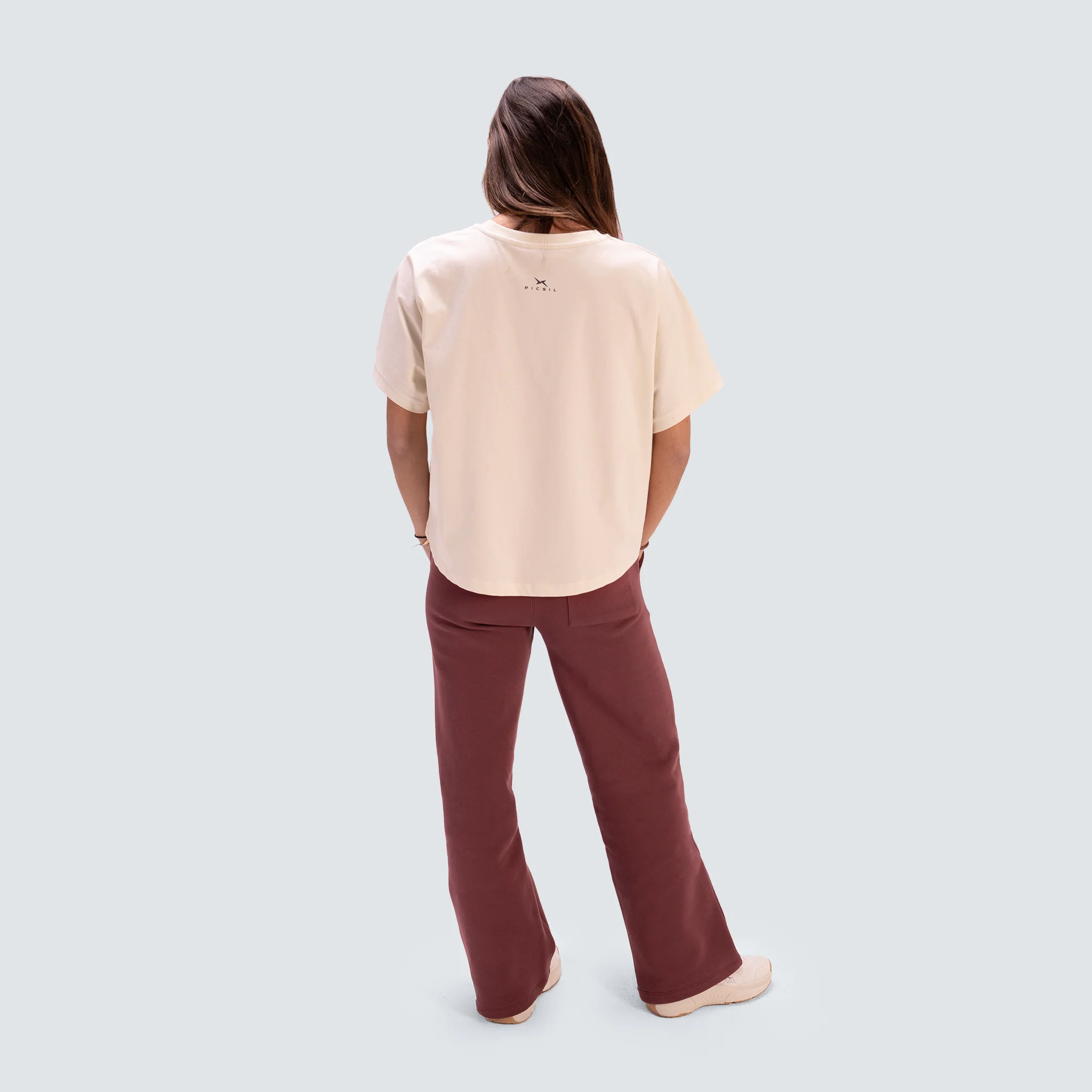 Camiseta Cropped Oversize Mujer Lifestyle AW25 - Image 21