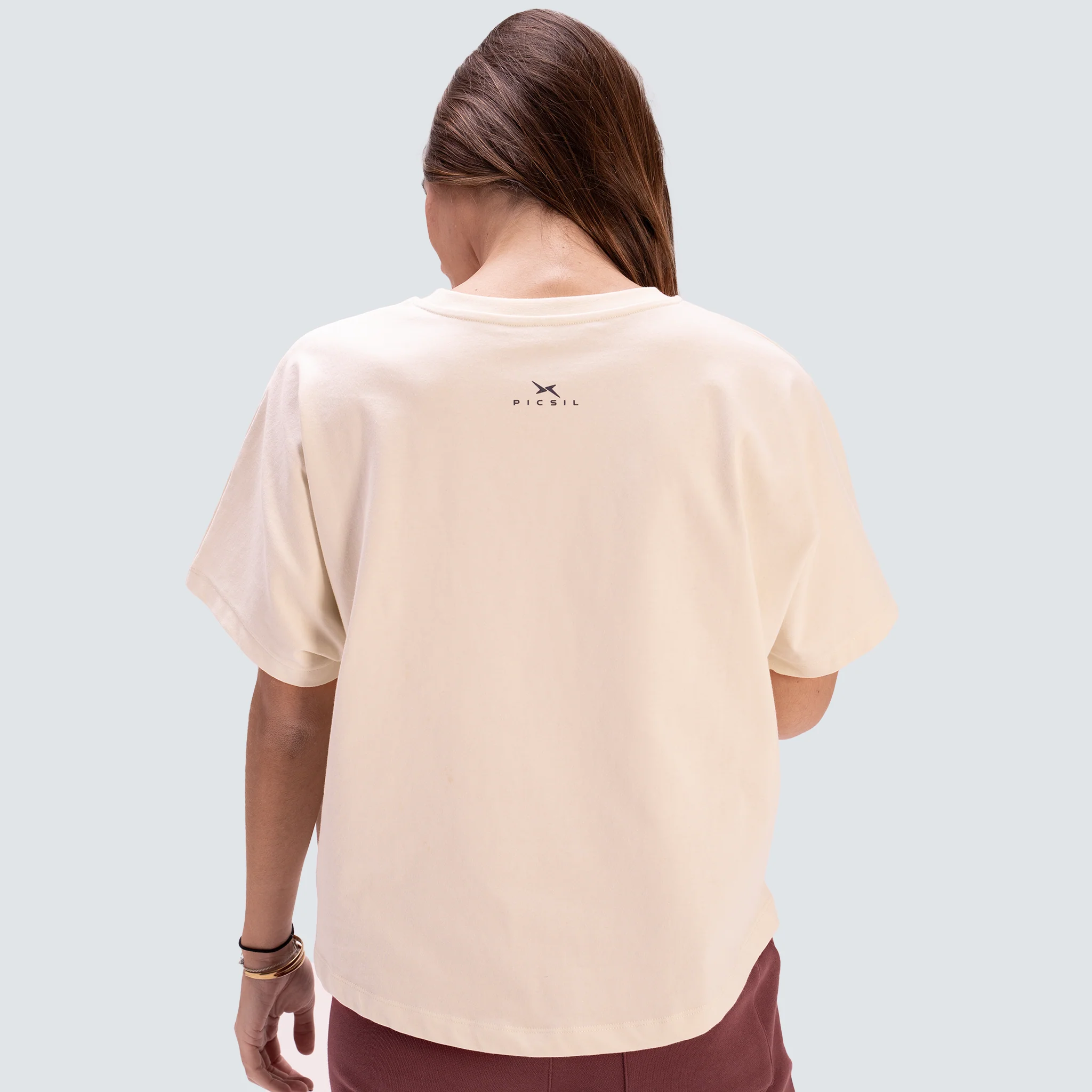 Camiseta Cropped Oversize Mujer Lifestyle AW25 - Image 24