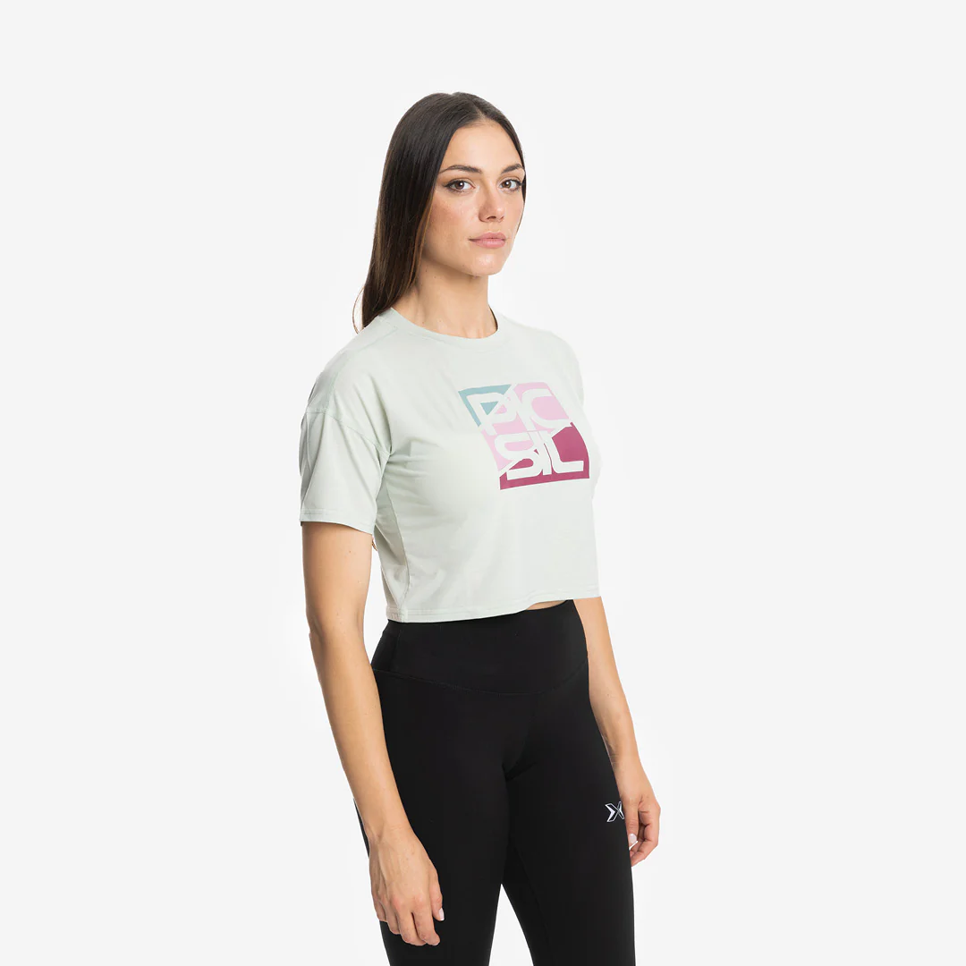 Camiseta Premium Crop Manga Corta Mujer - Image 3